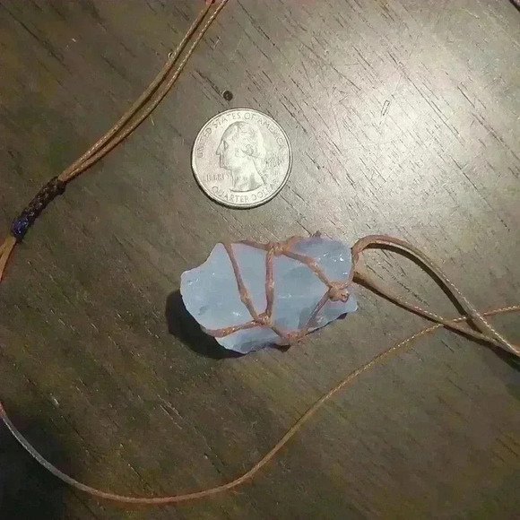 Genuine Quartz Crystal Necklace - Picture 4 of 4